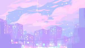 Fond anime violet