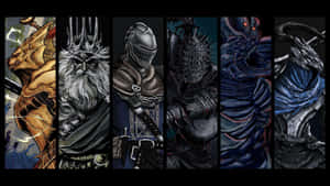 Explorează pericolele din Lordran în Dark Souls — Dark Souls Fundal