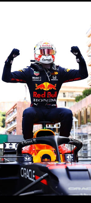 F1 iPhone Max Verstappen Victoria Monaco GP — iPhone 15 Plus Fundal