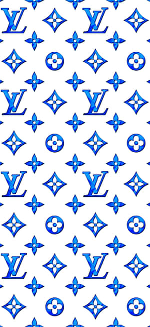 Louis Vuitton Blue — Honor Play10 Fundal