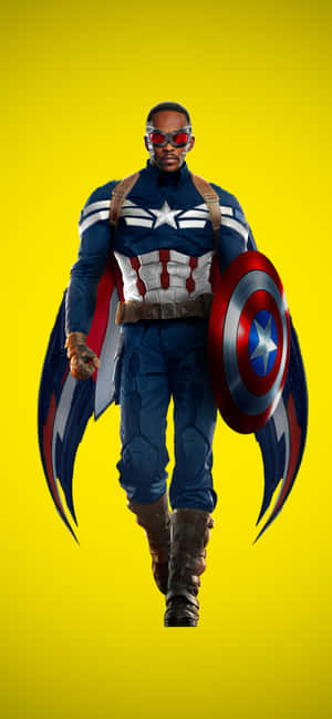 Falcon Marvel — Google Pixel 6 Pro Fundal