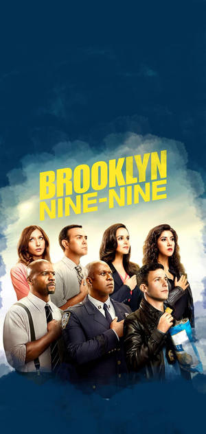Fond de ecran Fan Art Albastră Brooklyn Nine Nine.