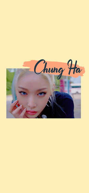 Fan art Chungha wallpaper — iPhone 17 Fundal