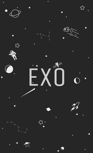 Fan art EXO Galaxy fundal — Galaxy Tab Fundal