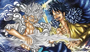 Fanart Monkey D. Luffy Joy Boy — One piece desktop Fundal