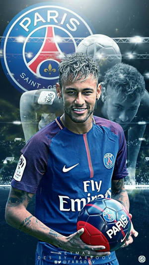 Dashing Neymar Fan Art wallpaper.