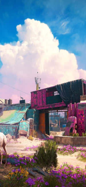 Fond iPhone X Far Cry 3 — Samsung Galaxy S20 Fundal