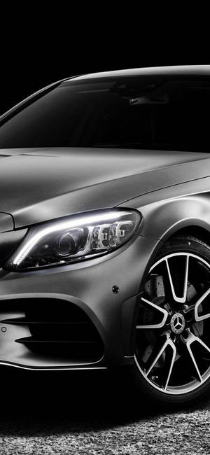 Far Mercedes-Benz Argintiu iPhone — Samsung S23 Fundal