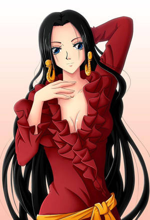 Fata Anime Cool PFP Boa Hancock — Pfp anime drăguț Fundal