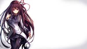 Homura Akemi din Puella Magi Madoka Magica, fata anime wallpaper
