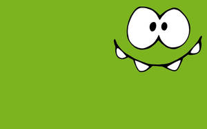 Tapet cu față de broscuță Kawaii în verde — Kawaii broască Fundal