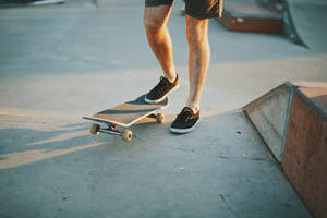 Skateboard în lumina soarelui wallpaper — Twilight Fundal