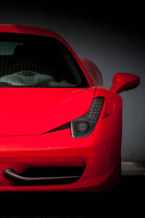Ferrari iPhone roșu vizualizare