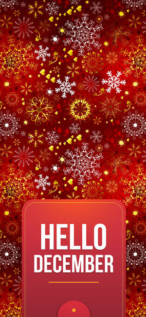 Fond de ecran Festive Red December pentru telefon — iPhone 17 Pro Fundal
