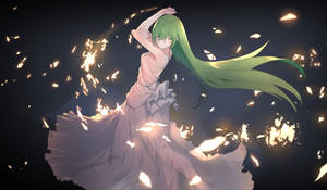 Wallpaper Fetita Anime Dansând