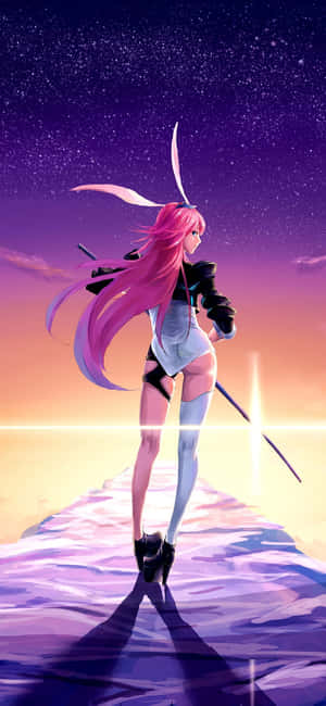 Fierbinte Anime Yae Sakura Honkai — Redmi Note 17 Fundal