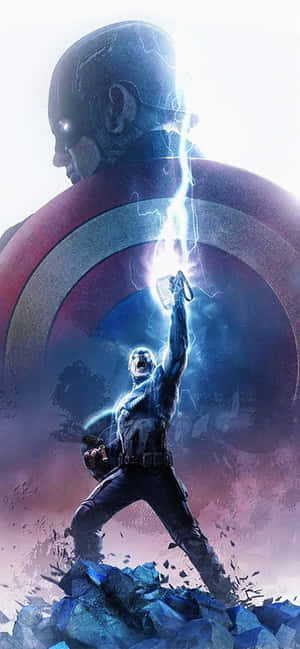 Captain America Cool — iPhone 16 Plus Fundal