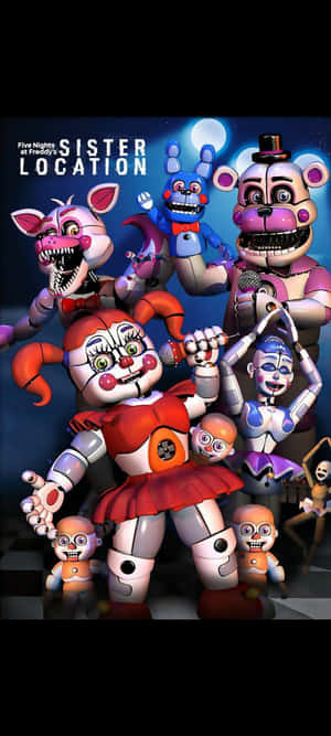 Five Nights At Freddys Sister Location — 20:9 Fundal