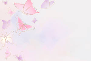 Fluture Pastel Aesthetic pentru Calculator