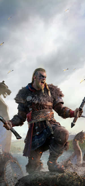 Fond Assassin's Creed Valhalla pentru iPhone XS — POCO M8 Fundal