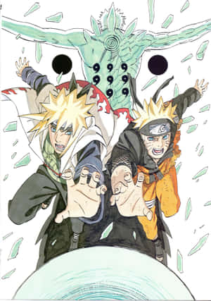 Fond de ecran epic Naruto Uzumaki pentru telefon — Oppo Pad 5 Fundal