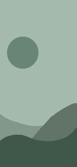 Fond de ecran estetic verde — iPhone 14 Pro Max Fundal