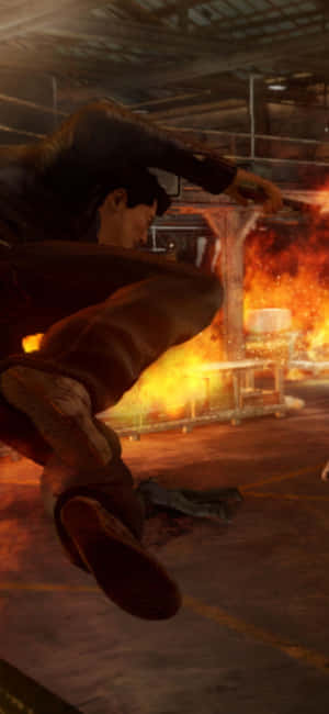 Fond Iphone Xs Sleeping Dogs — Câini adormiți Fundal
