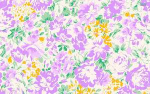 Fond de ecran pictură florală colorată
