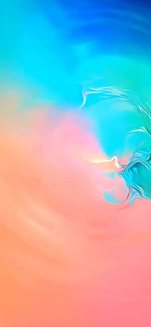 Fond de ecran spectaculos pentru Galaxy S10 cu un design abstract vibrant