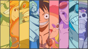 Colaj vertical One Piece pentru desktop — One piece desktop Fundal