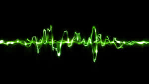 Fond estetic verde neon vibrant