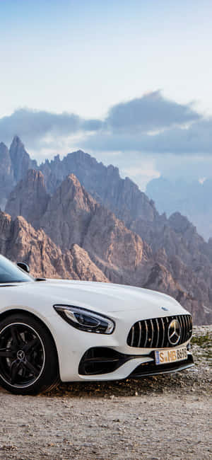 Fond iPhone X AMG GT-R — Galaxy A57 Fundal