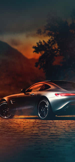 Fond Iphone X Amg Gt-r — Honor 400 Fundal