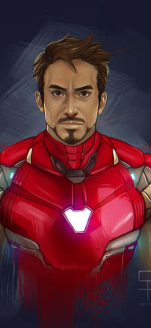 Fond iPhone X Iron Man — Redmi Note 15 Pro Fundal