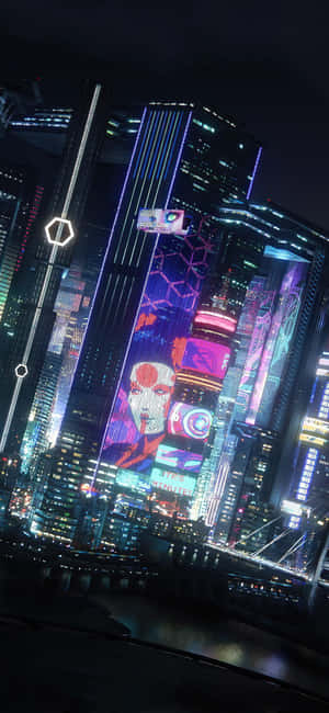 Iphone Xs Max Cyberpunk 2077 Fundal — Honor X7e Fundal