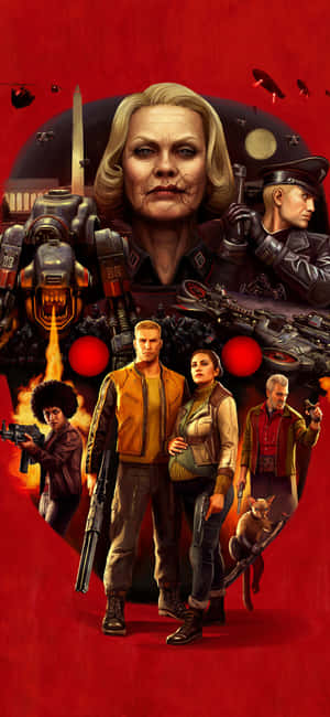 Fond Iphone Xs Wolfenstein II — Oppo K14 Fundal