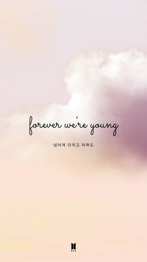Forever Young BTS Estetic — Bts estetică Fundal
