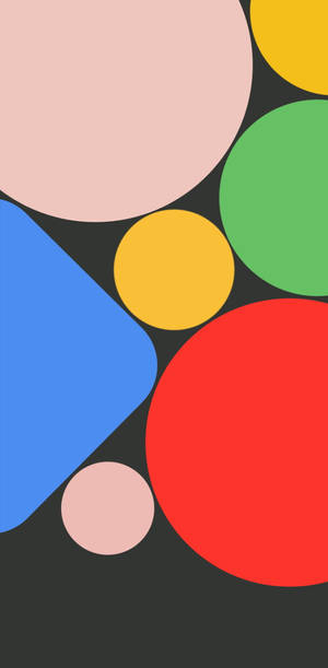 Forme Colorate Fundal Google Pixel 4