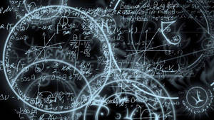 Tapet Formule Matematice și Cercuri