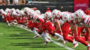 Fond de ecran fotbal american Nebraska Cornhuskers — Pro Display XDR Fundal