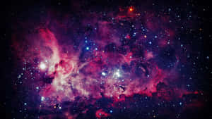 Fotografie "Frumusețe purpurie a cerului" — Galaxie violetă Fundal