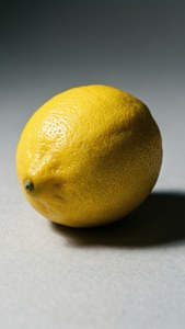 O fotografie de studio a unei lămâi cu umbră pe fundal neutru. — Detaliat Fundal