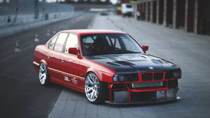 E46 Roșu Full HD BMW