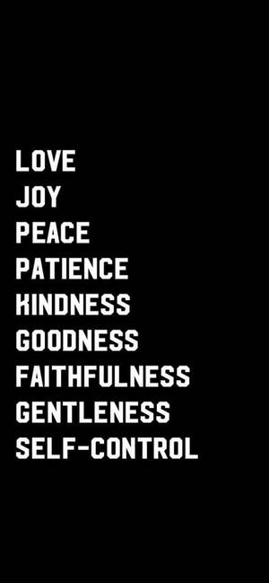 Fruit Of Spirit Motivational iPhone — iPhone 13 Fundal