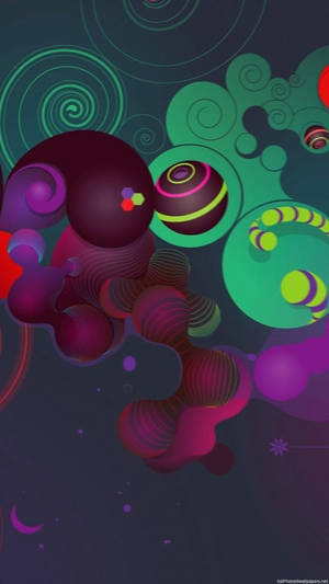Fundal Abstract Aleator Unic pentru iPhone — Abstract iPhone Fundal