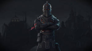 Fundal Cool Fortnite cu Cavalerul Negru