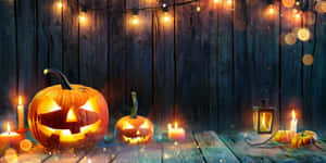 Fundal cu Dovleci de Halloween