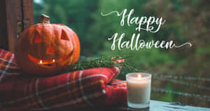 Fundal cu dovleac de Halloween — Halloween înfricoșător Fundal
