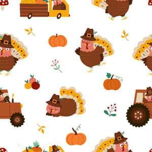 Fundal drăgut de Ziua Recunostinței — Thanksgiving drăgut Fundal