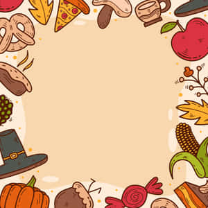 Fundal drăguț de Ziua Recunoaștinței — Thanksgiving drăgut Fundal